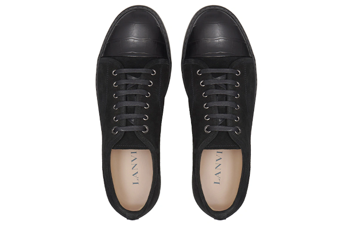 Lanvin DBB1 'Black Croc-Embossed'