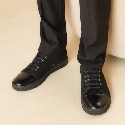 Lanvin DBB1 'Black Croc-Embossed'