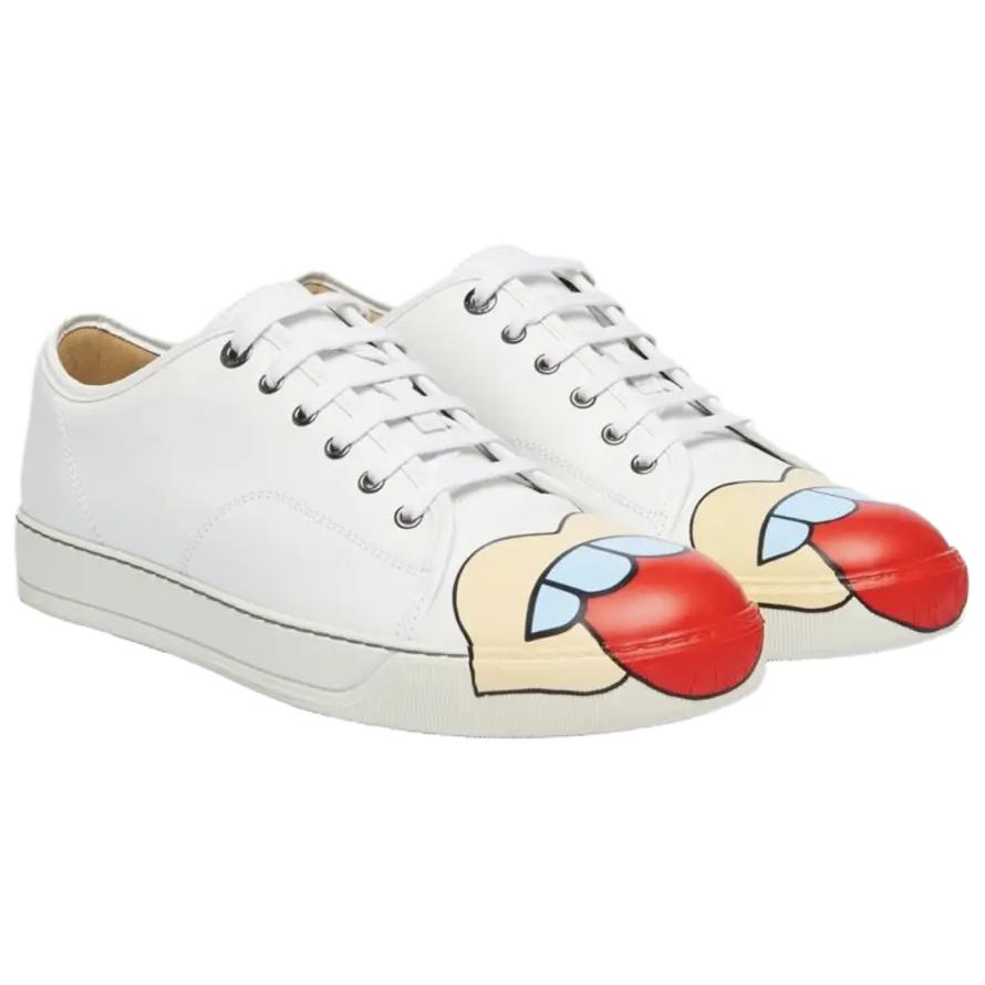 Order Lanvin 浪凡 Dbb1 耐磨防滑 時尚休閒板鞋 白色