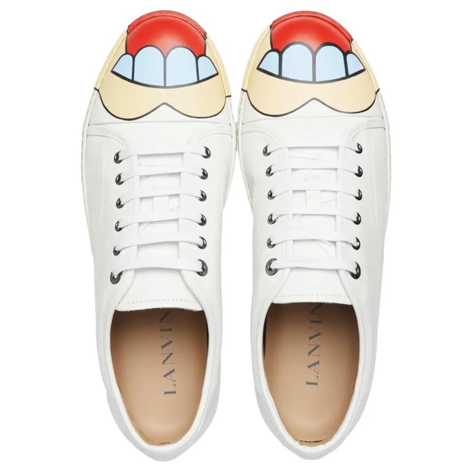 Lookbook Lanvin 浪凡 Dbb1 耐磨防滑 時尚休閒板鞋 白色