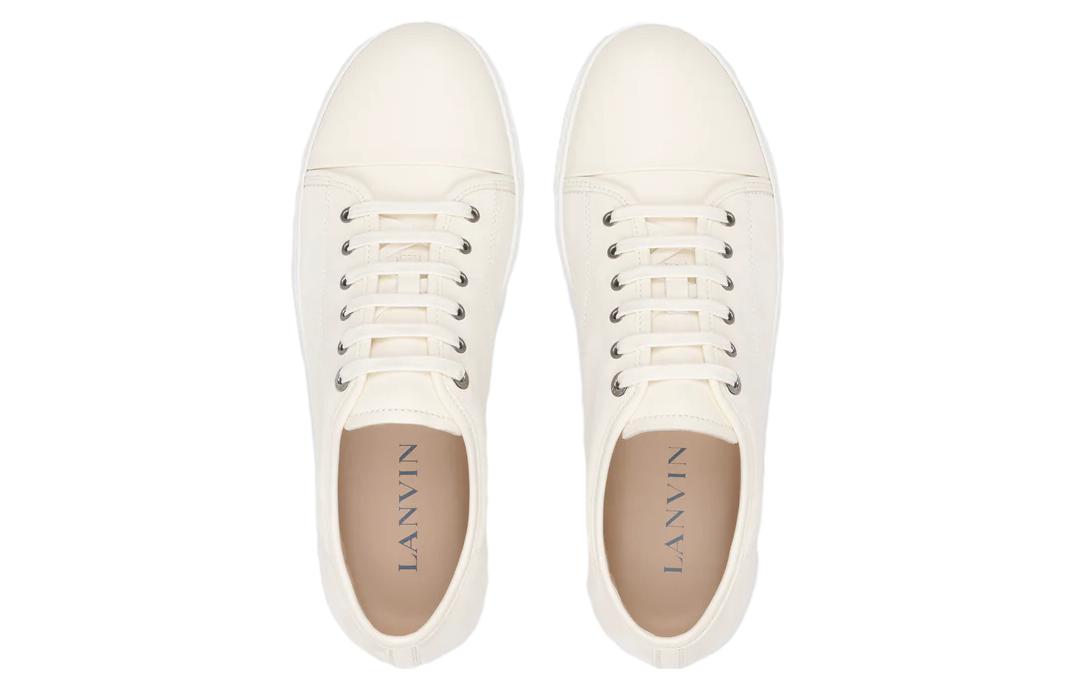 Lanvin DBB1 'White Fashion Round Toe Low-Top' 圖 4