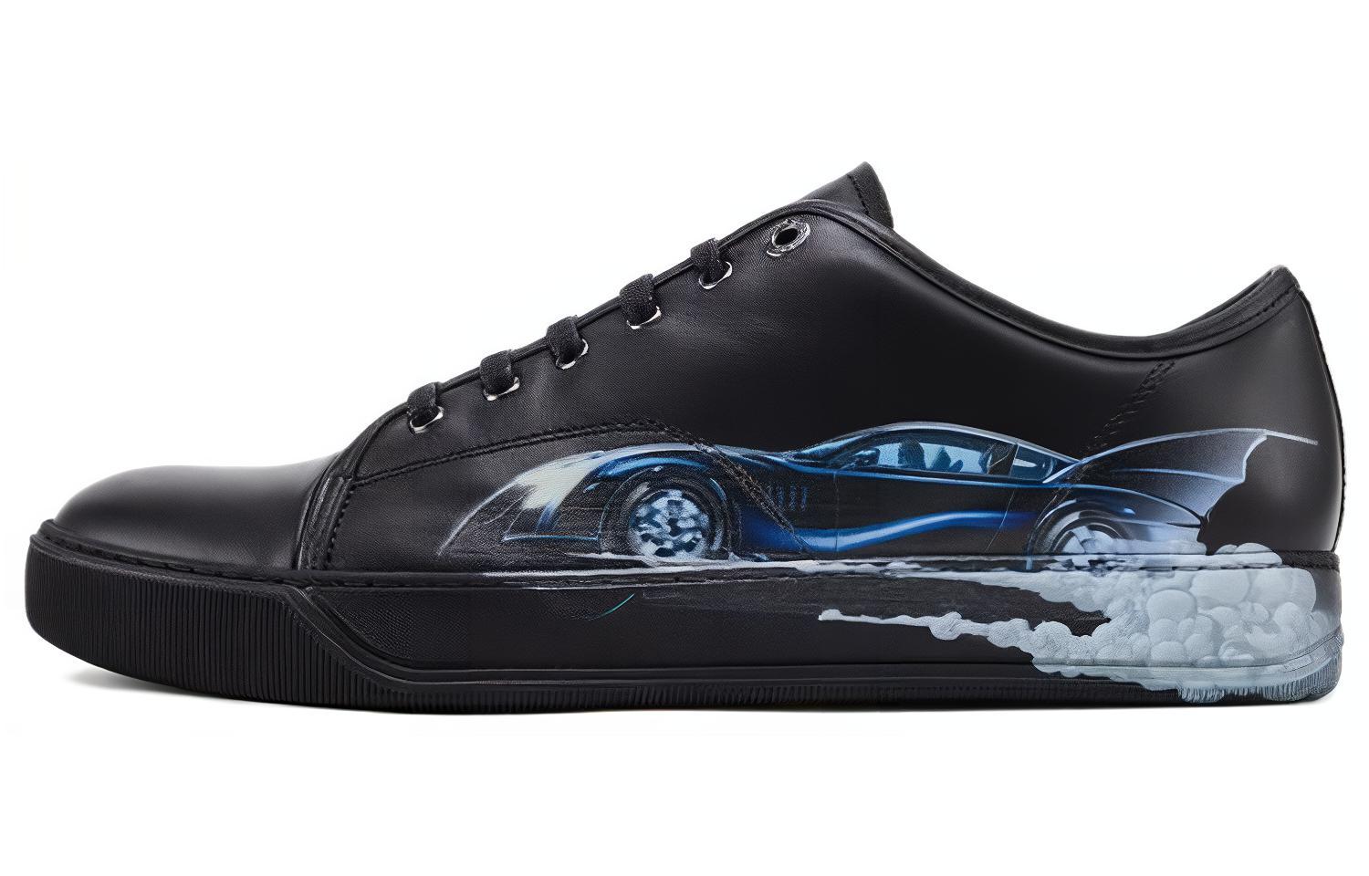 Buy 랑방 DBB1 로우 '블랙' (Lanvin DBB1 로우 '블랙') FM-SKDBB1-NAPT-E22