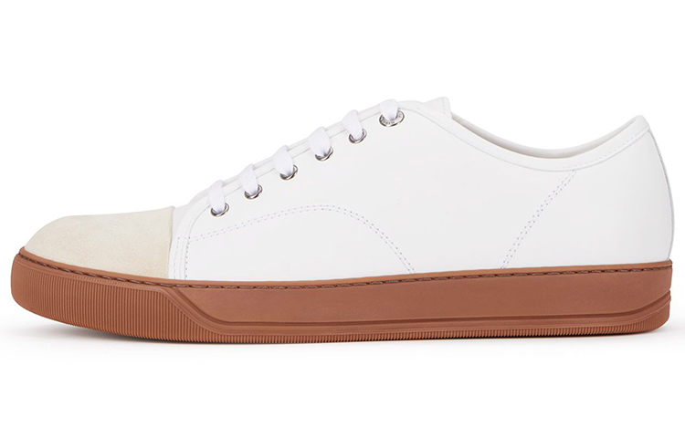Lanvin DBB1 Suede and Leather 'White Brown'