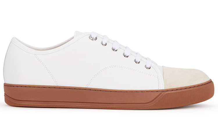 Lanvin DBB1 Suede and Leather 'White Brown' 圖 2