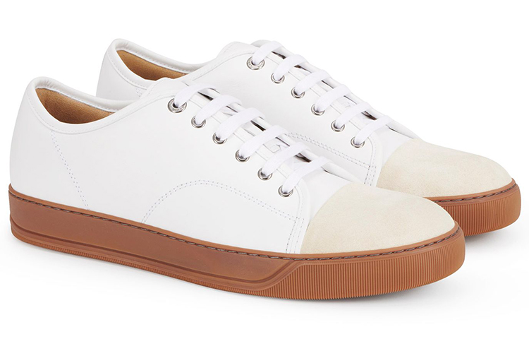 Lanvin DBB1 Suede and Leather 'White Brown' 圖 4