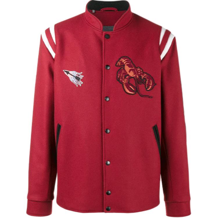 Lanvin Embroidered Wool Stand Collar Jacket RM-OU0038-A17-30