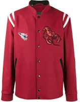 Lanvin Embroidered Wool Stand Collar Jacket RM-OU0038-A17-30 Lanvin Embroidered Wool Stand Collar Jacket RM-OU0038-A17-30
