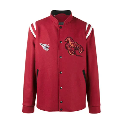 Lanvin Embroidered Wool Stand Collar Jacket RM-OU0038-A17-30