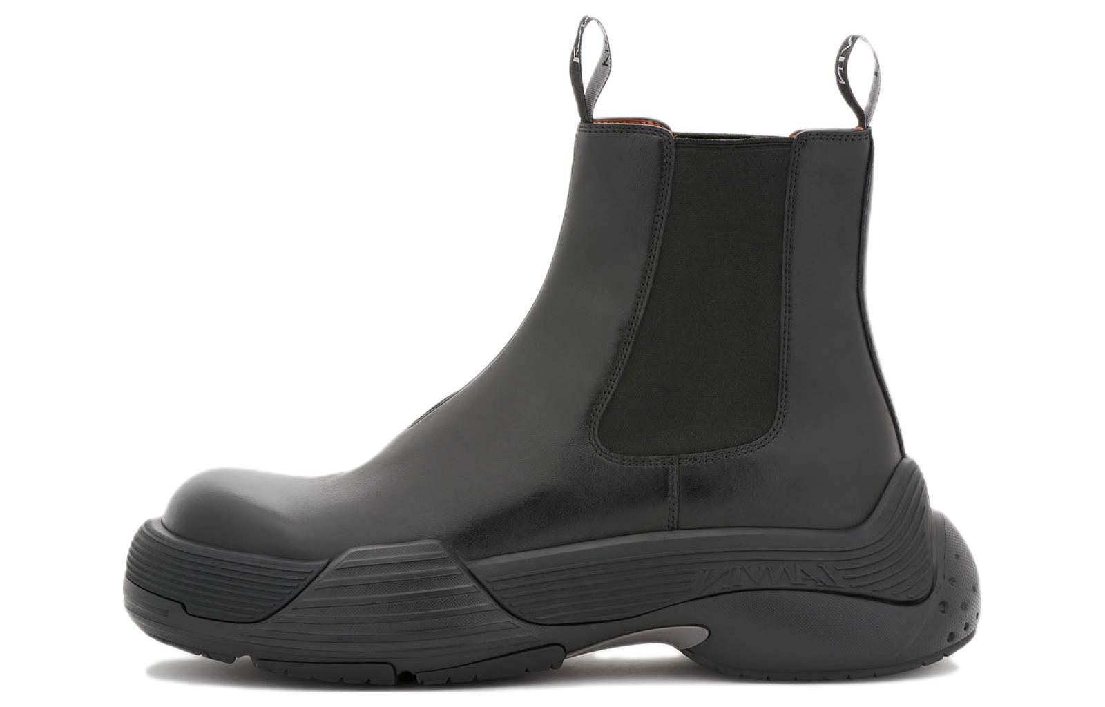 Lanvin Flash-X Bold Leather Boot 'Black' FM-BOSI07-CALF-H221010