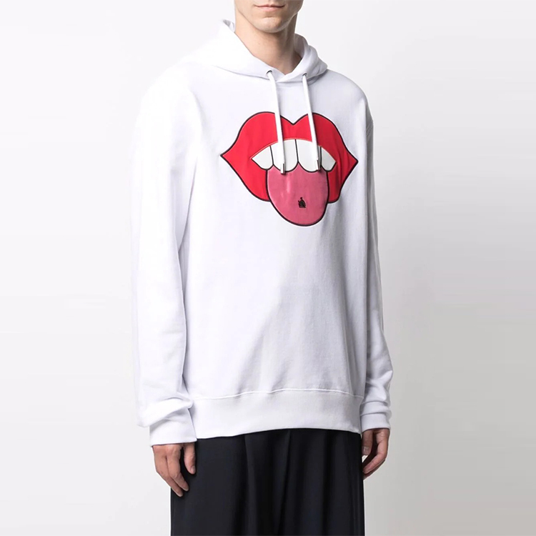 Lanvin FW21 Cartoon Graphic Print Hoodie White Pullover. RM-HO0001-J016-E21E21 圖 4