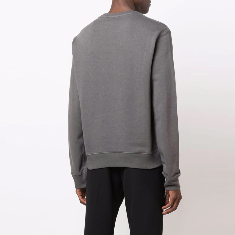 Lanvin FW21 Grey Logo Embroidered Pullover Sweatshirt RM-SS0001-J008-A21121 圖 4