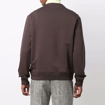 Lanvin FW21 棕色刺繡Logo圓領長袖上衣 RM-SS0001-J008-A2164 Shop Lanvin FW21 棕色刺繡Logo圓領長袖上衣 RM-SS0001-J008-A2164