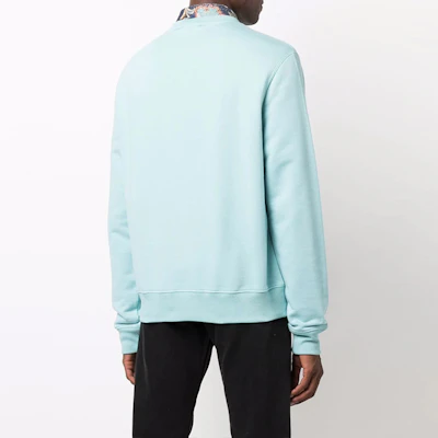 Lanvin FW21 標誌刺繡圓領長袖衛衣 淺藍色 RM-SS0001-J008-A21 Shop Lanvin FW21 標誌刺繡圓領長袖衛衣 淺藍色 RM-SS0001-J008-A21