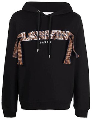 Sudadera negra unisex Lanvin FW21 con logo bordado. RM-HO0010-J120-H2110 Order Sudadera negra unisex Lanvin FW21 con logo bordado. RM-HO0010-J120-H2110