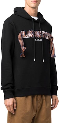 Sudadera negra unisex Lanvin FW21 con logo bordado. RM-HO0010-J120-H2110 Shop Sudadera negra unisex Lanvin FW21 con logo bordado. RM-HO0010-J120-H2110