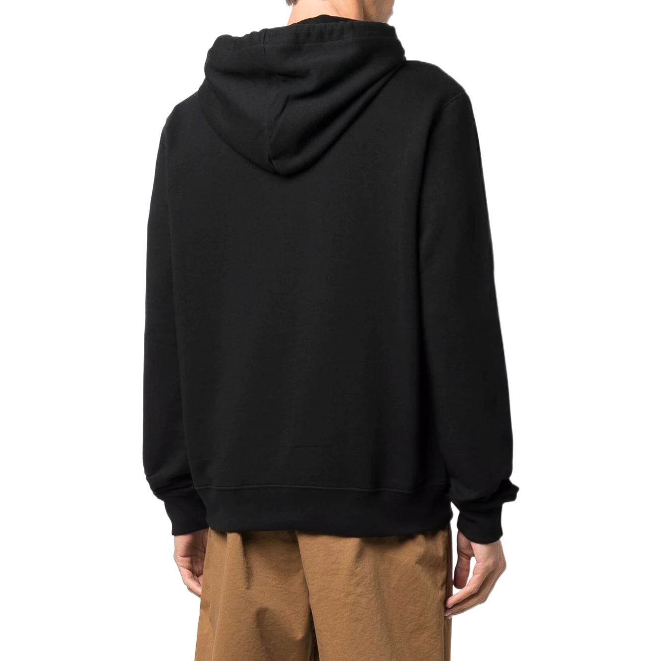 Purchase Sudadera negra unisex Lanvin FW21 con logo bordado. RM-HO0010-J120-H2110