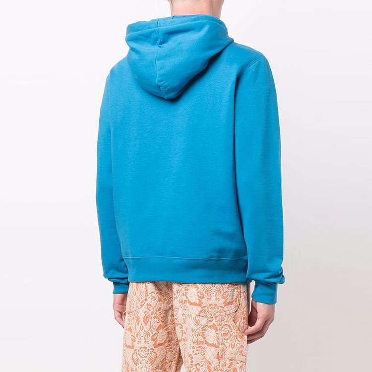 Lanvin FW21 Logo Embroidered Pullover Sweatshirt Blue Sweater RM-HO0010-J008-A2122-2 圖 4