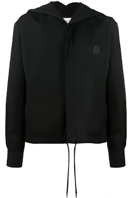 Lanvin FW21 Logo Patch Button-Up Hooded Jacket Black RM-SI0536-4576-P2110 Buy Lanvin FW21 Logo Patch Button-Up Hooded Jacket Black RM-SI0536-4576-P2110