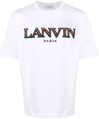Camiseta Blanca de Cuello Redondo con Logo Lanvin FW21. RM-TS0002J121-H2101 Buy Camiseta Blanca de Cuello Redondo con Logo Lanvin FW21. RM-TS0002J121-H2101