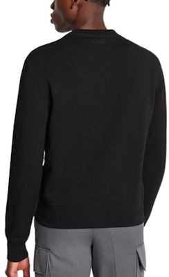 Lanvin FW22 Sweatshirt Hitam Bordir Grafik Pullover. RM-SS0001-J005-A22 Shop Lanvin FW22 Sweatshirt Hitam Bordir Grafik Pullover. RM-SS0001-J005-A22