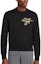 Purchase Lanvin FW22 Sweatshirt Hitam Bordir Grafik Pullover. RM-SS0001-J005-A22