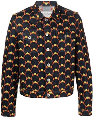 Chaqueta Lanvin FW22 de Patrón Multicolor con Botón Simple. RM-JA0003-D053-H222990 Buy Chaqueta Lanvin FW22 de Patrón Multicolor con Botón Simple. RM-JA0003-D053-H222990