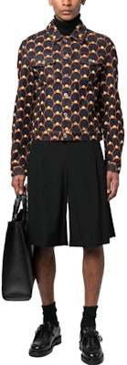 Chaqueta Lanvin FW22 de Patrón Multicolor con Botón Simple. RM-JA0003-D053-H222990 Lookbook Chaqueta Lanvin FW22 de Patrón Multicolor con Botón Simple. RM-JA0003-D053-H222990