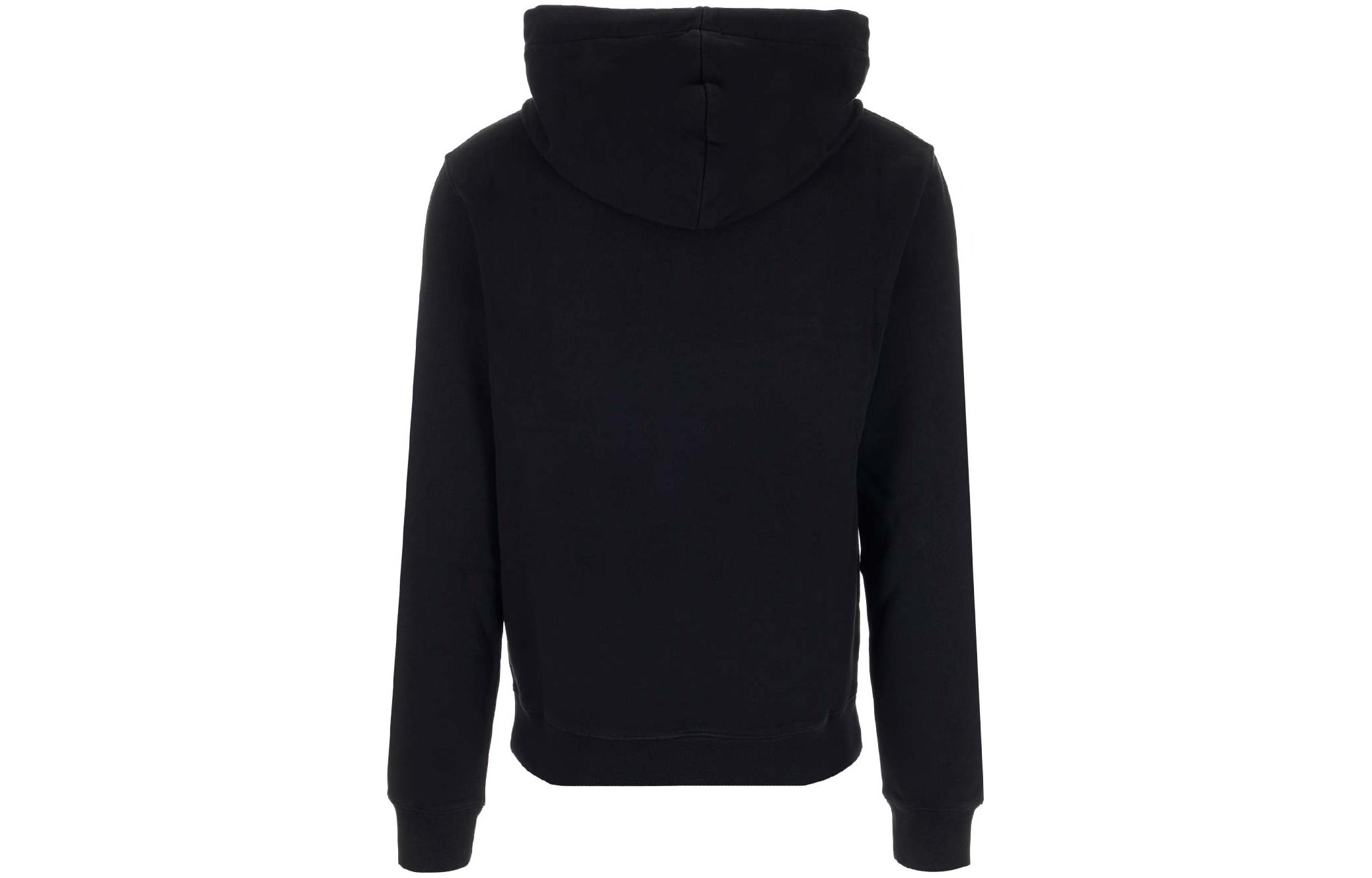 Lookbook Sudadera Negra Lanvin FW22 con Logo Bordado Colección Otoño. RM-HO0010J2-10A2-210