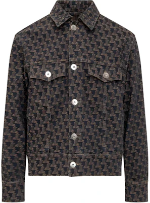 Lanvin FW22 Brown Pattern Full-Print Button-Up Jacket for Men RM-JA0135-D046-A22081 Buy Lanvin FW22 Brown Pattern Full-Print Button-Up Jacket for Men RM-JA0135-D046-A22081