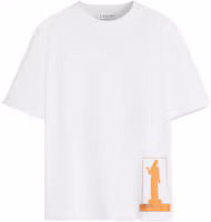 Order Lanvin FW22 白色印花短袖圓領T恤 RM-TS0005-J002-P2301