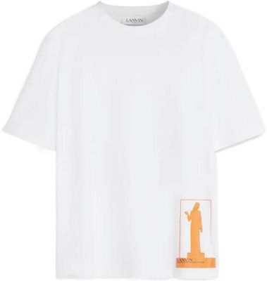 Camiseta Lanvin FW22 Cuello Redondo Manga Corta Estampada Blanca RM-TS0005-J002-P2301 Order Camiseta Lanvin FW22 Cuello Redondo Manga Corta Estampada Blanca RM-TS0005-J002-P2301