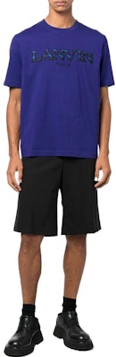 Lanvin FW22 Kaos Crewneck Logo Bordir Biru RM-TS0005-J207-H22214 Lookbook Lanvin FW22 Kaos Crewneck Logo Bordir Biru RM-TS0005-J207-H22214