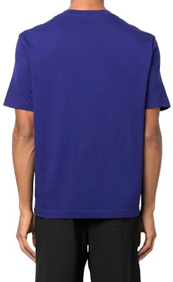 Lanvin FW22 Kaos Crewneck Logo Bordir Biru RM-TS0005-J207-H22214 Shop Lanvin FW22 Kaos Crewneck Logo Bordir Biru RM-TS0005-J207-H22214