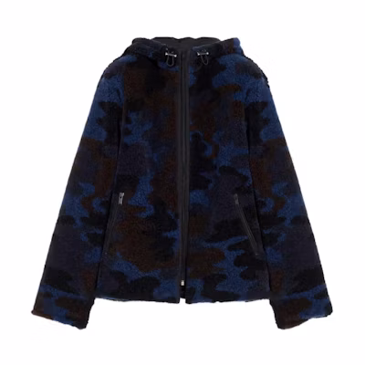Lanvin FW22 Gradient Reversible Zip-Up Hooded Jacket Blue RM-OU0001-5418-A222960