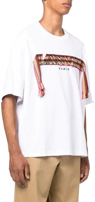 Lanvin FW22 Kaos Crewneck Logo Bordir Aksen Knit RM-TS0009-J198-A22-01 Purchase Lanvin FW22 Kaos Crewneck Logo Bordir Aksen Knit RM-TS0009-J198-A22-01