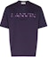 Order Lanvin FW22 Ungu Crewneck Bercetak Huruf T-Shirt Lengan Pendek. RM-TS0005-J260-E22