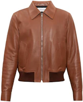 Lanvin FW22 Solid Zip-Up Collar Jacket Camel Brown RM-JA0228-L012-A22 Lanvin FW22 Solid Zip-Up Collar Jacket Camel Brown RM-JA0228-L012-A22