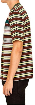 Lanvin FW22 Striped Logo Print Crewneck Short Sleeve T-Shirt Men Multicolor RM-TS0005-5433-A226080 Shop Lanvin FW22 Striped Logo Print Crewneck Short Sleeve T-Shirt Men Multicolor RM-TS0005-5433-A226080