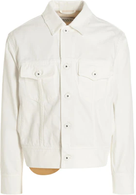 Lanvin FW22 White Single-Breasted Jacket with Back Logo for Men RM-JA0235-D001-01 Buy Lanvin FW22 White Single-Breasted Jacket with Back Logo for Men RM-JA0235-D001-01