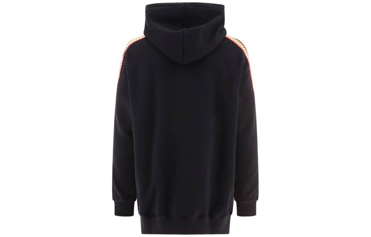 Lookbook Lanvin FW23 黑色連帽衫 印花標誌設計 RW-HO0009-J212-H2310