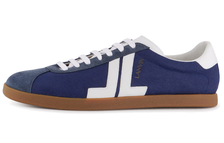 Lanvin Glen 'Navy Velvet Leather'