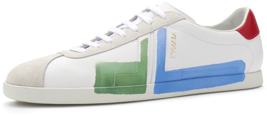 Lanvin浪凡 Glen小牛皮 皮革 低帮系带 時尚板鞋 男款 白色 Buy Lanvin浪凡 Glen小牛皮 皮革 低帮系带 時尚板鞋 男款 白色