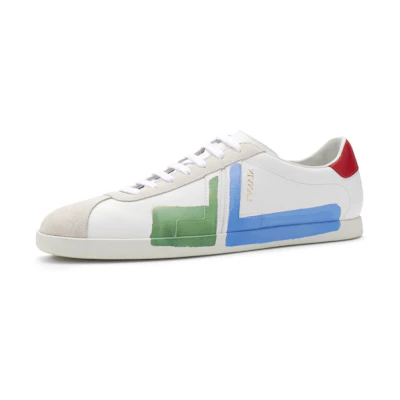 Lanvin Glen Calfskin Leather Low-Top 'White Fashion'