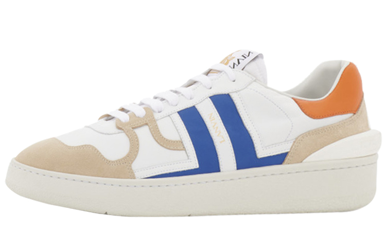 Lanvin Glen Low-Top Sneakers 'Blue Calfskin'