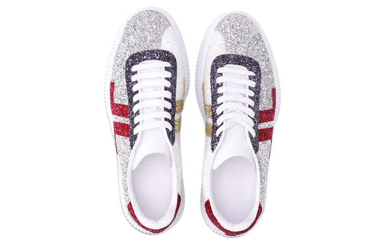 Lanvin Glen Sneaker 'Silver Red' 圖 3