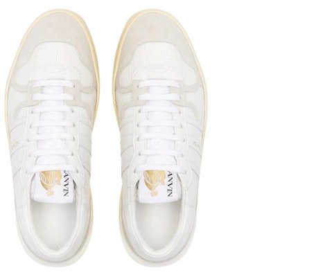 Lanvin Leather Clay Low 'White' FM-SKDK00-NASH-A2000 Shop Lanvin Leather Clay Low 'White' FM-SKDK00-NASH-A2000