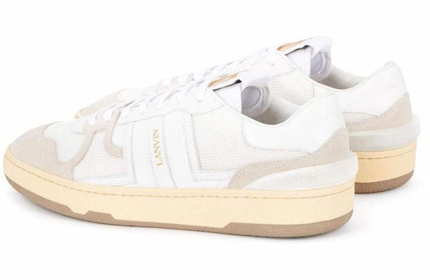 Lanvin Leather Clay Low 'White' FM-SKDK00-NASH-A2000 Purchase Lanvin Leather Clay Low 'White' FM-SKDK00-NASH-A2000