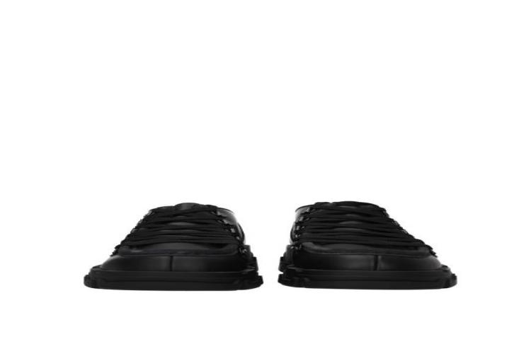 Lanvin Leather Lace Up and Monkstrap 'Black' 圖 2