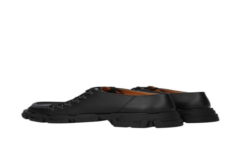 Lanvin Leather Lace Up and Monkstrap 'Black' 圖 5