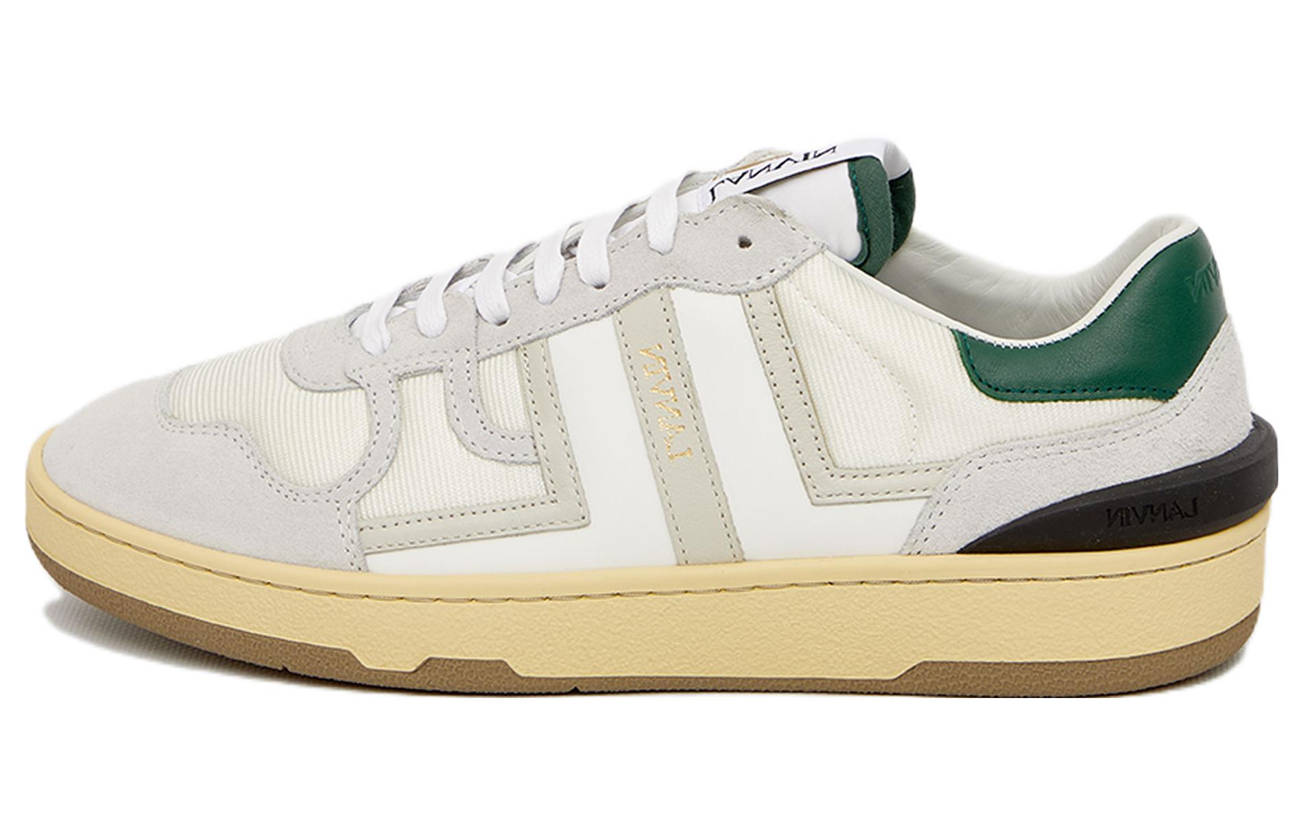 Lanvin Leather Low-Top Lace-Up 'White Fashion'